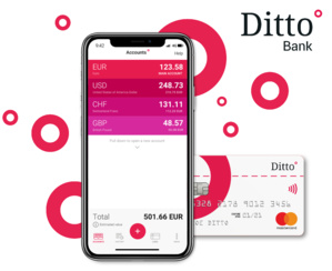 Ditto Bank, banque mobile française nouvelle génération, officialise son lancement commercial Ditto Bank, banque mobile française nouvelle génération, officialise son lancement commercial