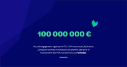 October annonce un nouvel engagement de 100 M€ du Fonds Européen d’Investissement October annonce un nouvel engagement de 100 M€ du Fonds Européen d’Investissement