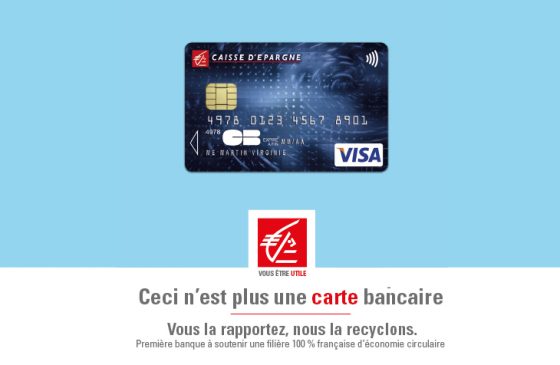 Des cartes bancaires recyclées à 98 %