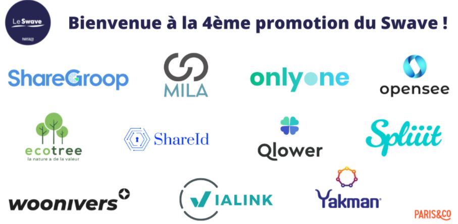 Voici les 11 nouveaux projets qui intègrent la 4ème promotion du Swave