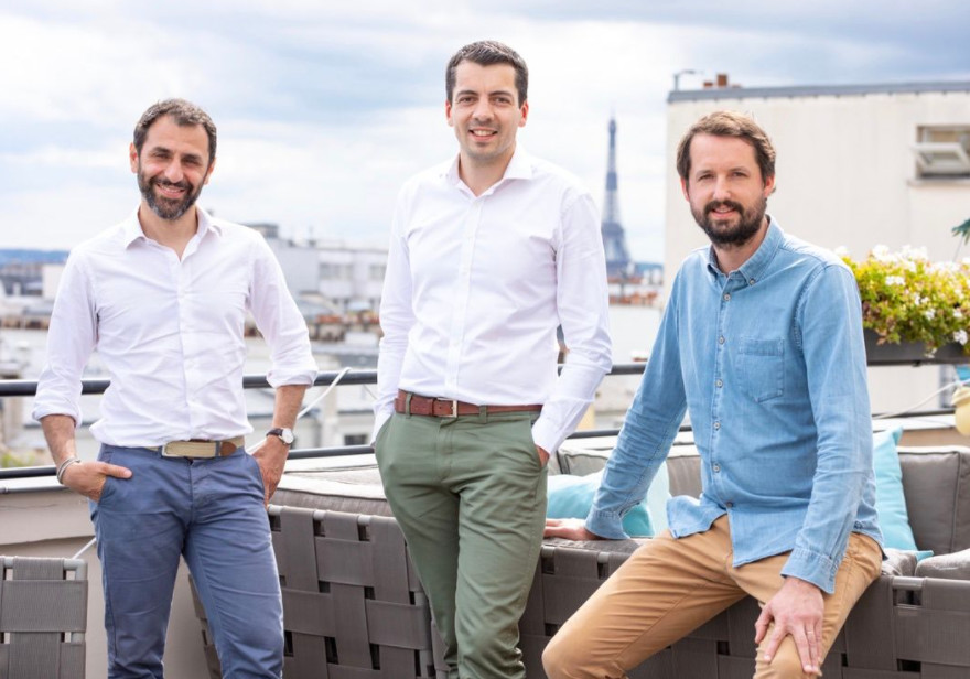 De gauche à droite : Nicolas Benady, CEO - Mathieu Breton, CTO - Nicolas Saison, COO