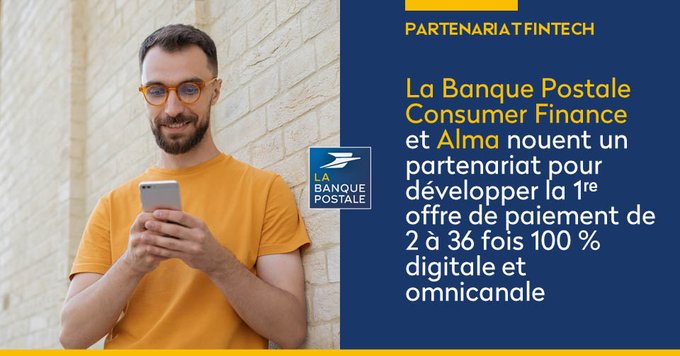 La Banque Postale Consumer Finance et la fintech Alma nouent un partenariat 