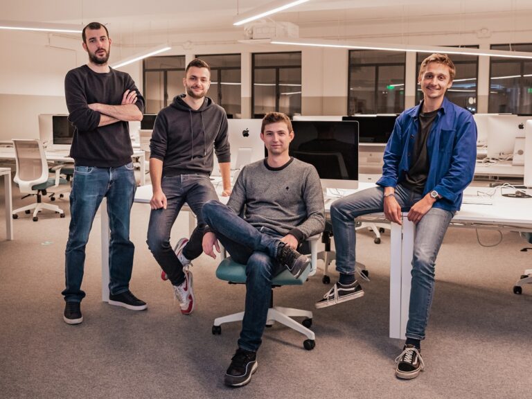 De gauche à droite : Paul Renvoisé, Julien Blancher, François Triquet et Mounir Laggoune De gauche à droite : Paul Renvoisé, Julien Blancher, François Triquet et Mounir Laggoune