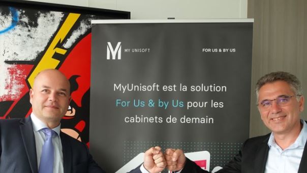 Lionel Canesi - President de l’Ordre national des Experts Comptables et Régis Samuel - CEO de MyUnisoft