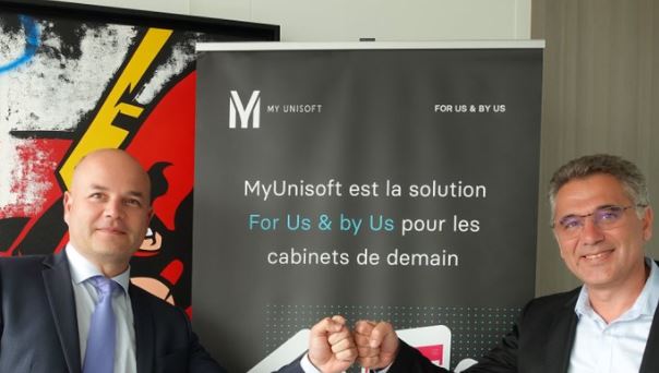 Lionel Canesi - President de l’Ordre national des Experts Comptables et Régis Samuel - CEO de MyUnisoft Lionel Canesi - President de l’Ordre national des Experts Comptables et Régis Samuel - CEO de MyUnisoft
