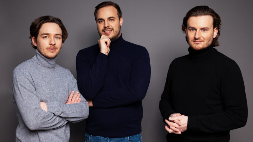 Les fondateurs de Bitpanda : Christian Trummer, Paul Klanschek, Eric Demuth