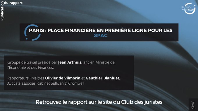 Paris : Place financière en première ligne pour les SPAC