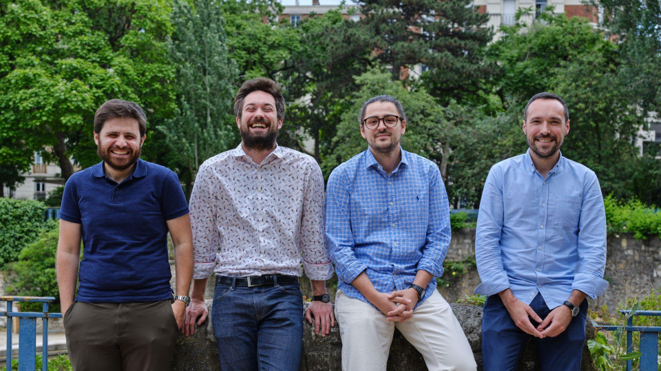 Les quatre fondateurs de Kriptown : Mark Kepeneghian, Arnaud Mournetas, Mathieu Esteve et Jeremy Lachaud