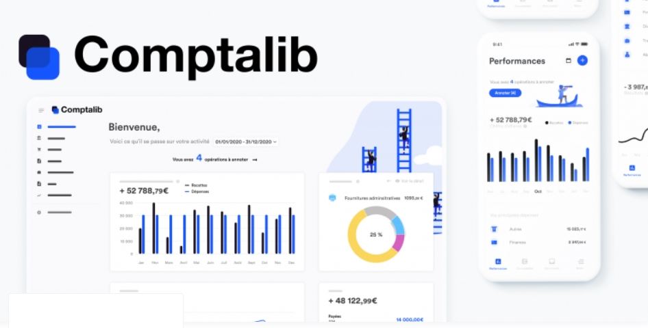 Comptalib, l'application qui automatise la comptabilité des entrepreneurs Comptalib, l'application qui automatise la comptabilité des entrepreneurs