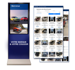 solutions tactiles pour showrooms automobiles