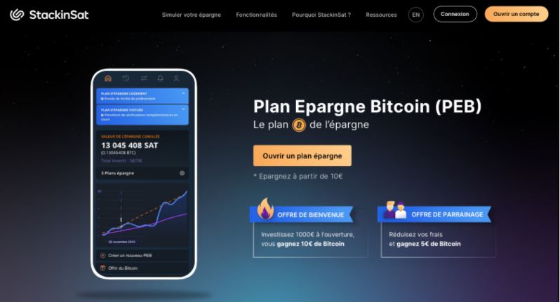 Cliquez sur la photo pour ouvrir votre Plan Epargne Bitcoin