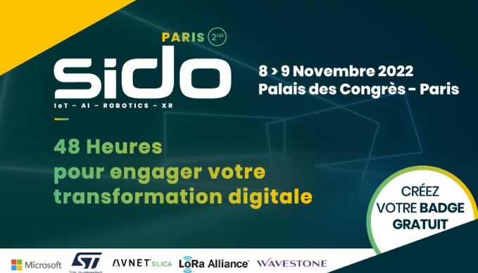 SIDO, le plus grand showroom tech européen au Palais des Congrès de Paris