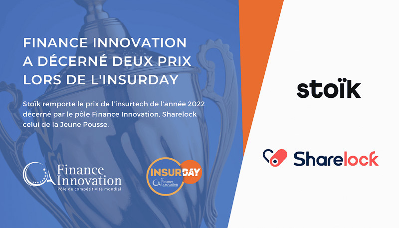 Stoïk remporte le prix de l’insurtech de l’année 2022 décerné par le pôle Finance Innovation