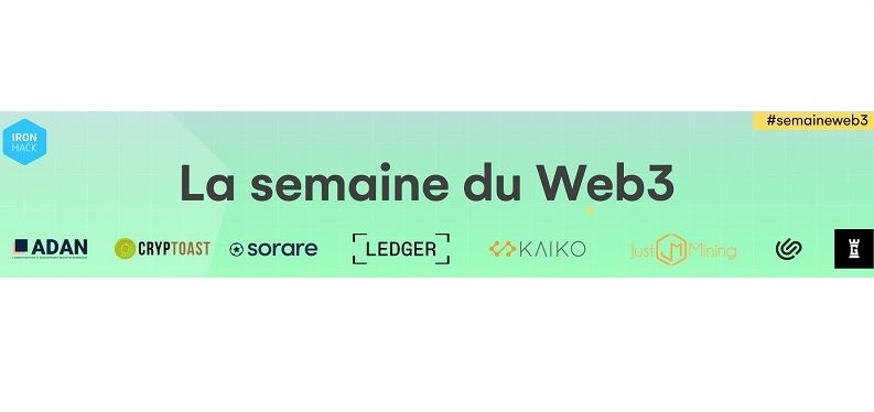 Ironhack vous invite à la semaine du Web3 du 21 au 25 novembre 2022