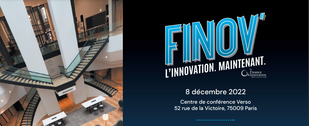 Finance Innovation organise Finov’ le 8 décembre 