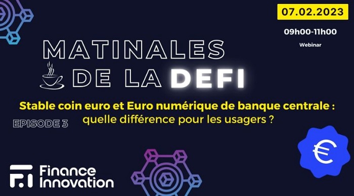 Stable coin euro et Euro numérique de banque centrale : quelle différence pour les usagers ?”