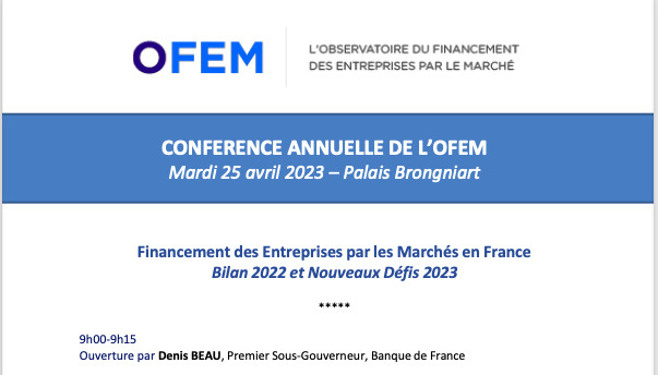 Financement des Entreprises par les Marchés en France Financement des Entreprises par les Marchés en France