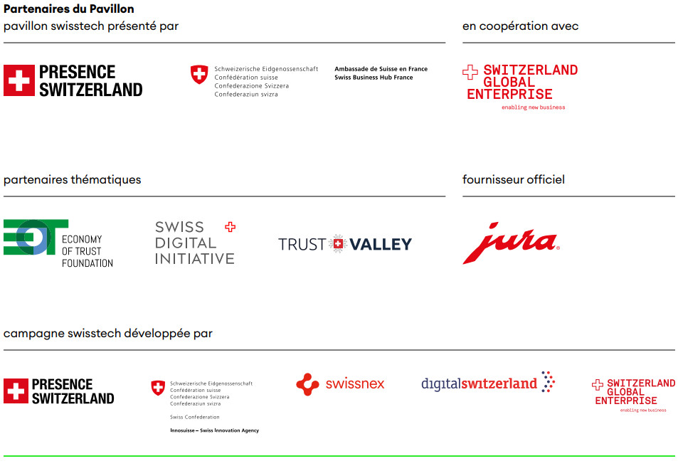 Swisstech présent à VivaTech - L’innovation suisse rayonne pour la 5ème année Swisstech présent à VivaTech - L’innovation suisse rayonne pour la 5ème année