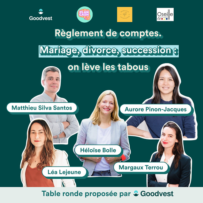 Mariage, divorce, succession : levons les tabous ! Mariage, divorce, succession : levons les tabous !