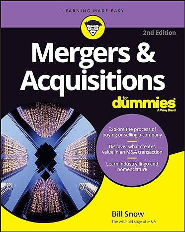 Mergers & Acquisitions for Dummies