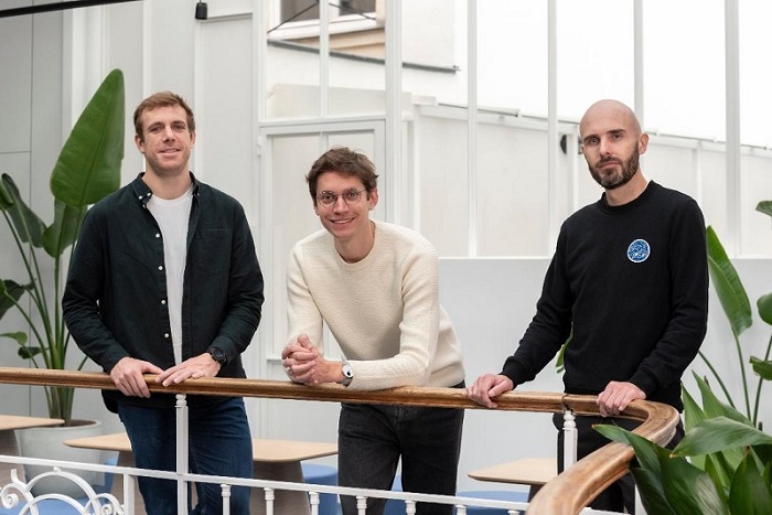 Les cofondateurs de Tomorro : Thibault Caoudal, Antoine Fabre et Sébastien Decrême (de gauche à droite)