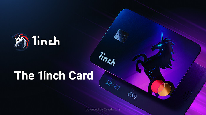 1inch lance la carte de débit Web3 en partenariat avec Mastercard et Crypto Life