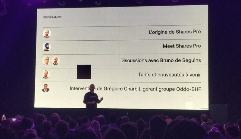 La soirée de lancement de la plateforme Shares Pro le mercredi 27 novembre 2024 au Palais de Tokyo à Paris a réuni plus de 400 CGP, investisseurs et partenaires La soirée de lancement de la plateforme Shares Pro le mercredi 27 novembre 2024 au Palais de Tokyo à Paris a réuni plus de 400 CGP, investisseurs et partenaires