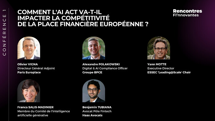 Le règlement européen sur l’Intelligence Artificielle (AI Act) & les services financiers Le règlement européen sur l’Intelligence Artificielle (AI Act) & les services financiers
