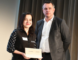 Yosra Jarraya, co-fondatrice et CEO, Astran - Benoît Fuzeau, Clusif Yosra Jarraya, co-fondatrice et CEO, Astran - Benoît Fuzeau, Clusif