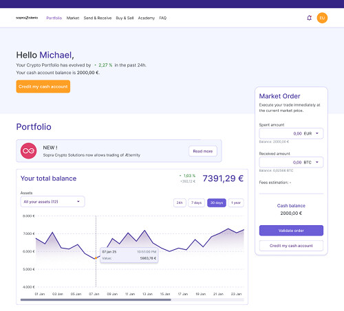 Sopra Steria permet aux banques de se lancer dans les Crypto-actifs avec une offre complète et sur-mesure Sopra Steria permet aux banques de se lancer dans les Crypto-actifs avec une offre complète et sur-mesure