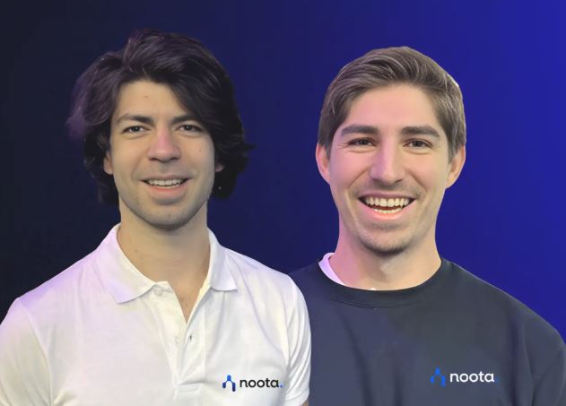 Alexandre Duffaut (CEO) et Darius Al Naddaf (CTO), cofondateurs de Noota Alexandre Duffaut (CEO) et Darius Al Naddaf (CTO), cofondateurs de Noota