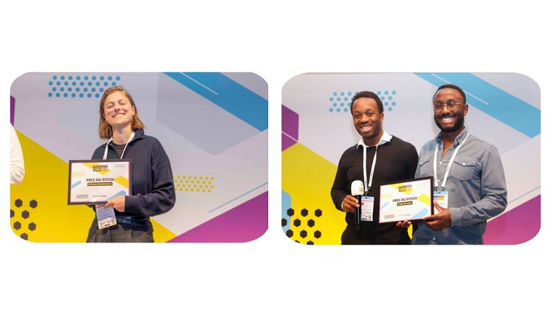 Félicitations à Steve Rosenblum, fondateur de Libertify et à Christelle Mair, Chief of Staff qui a reçu le prix, ainsi qu'à Julien et Hervé Gakpe co-fondateurs (et frères!) de Minah. Félicitations à Steve Rosenblum, fondateur de Libertify et à Christelle Mair, Chief of Staff qui a reçu le prix, ainsi qu'à Julien et Hervé Gakpe co-fondateurs (et frères!) de Minah.