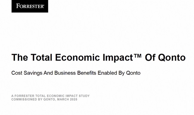 Qonto publie les résultats de son étude d’impact avec Forrester Qonto publie les résultats de son étude d’impact avec Forrester