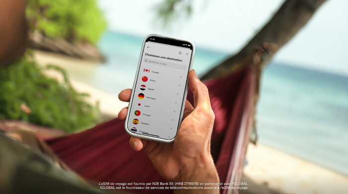 N26 renforce son offre voyage avec les forfaits mobiles N26 eSIM Voyages N26 renforce son offre voyage avec les forfaits mobiles N26 eSIM Voyages
