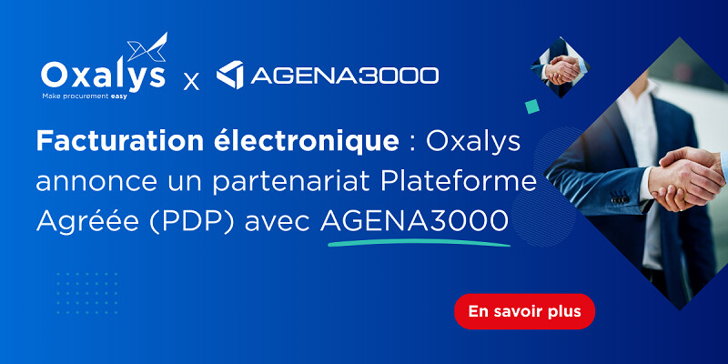 Facturation électronique : Oxalys annonce un partenariat Plateforme Agréée (PDP) avec AGENA3000 Facturation électronique : Oxalys annonce un partenariat Plateforme Agréée (PDP) avec AGENA3000