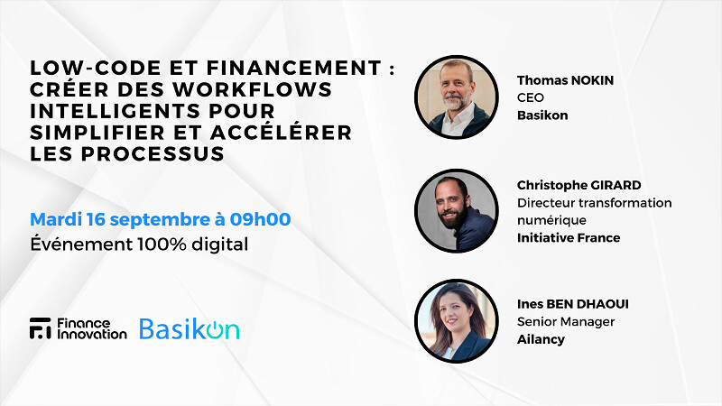 Low-code et financement : créer des workflows intelligents pour simplifier et accélérer les processus