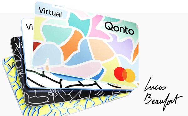 Qonto présente ses cartes virtuelles personnalisables avec l’artiste français Lucas Beaufort