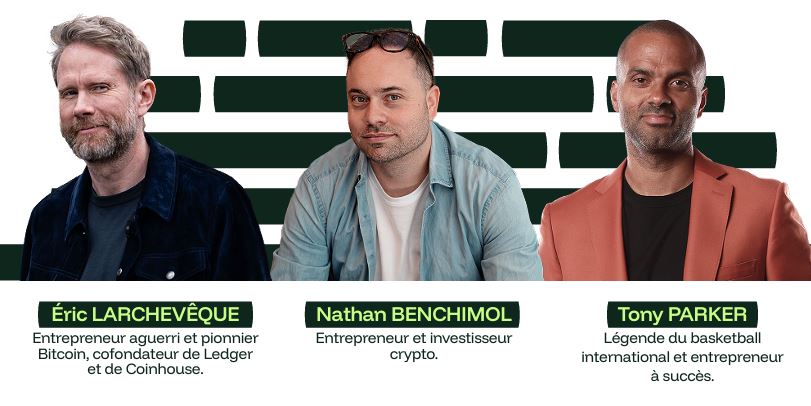 Eric Larchevêque, Nathan Benchimol et Tony Parker lancent The Bitcoin Society (TBSO)