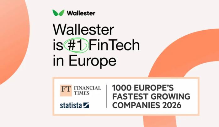 Wallester classée #1 fintech en Europe par Financial Times et Statista