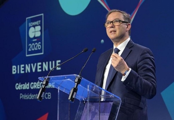 Gérald GREGOIRE, Président de CB, à l'ouverture du Sommet CB