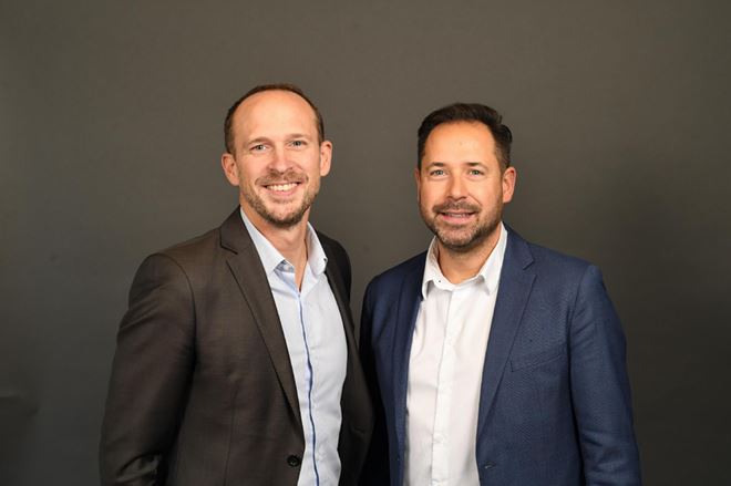 De gauche à droite : Marc Lécorché, Président, avec Alexandre Vallin, Directeur général