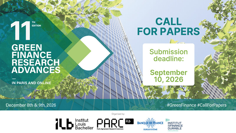 Green Finance Research Advances (GFRA) : soumettez vos travaux en finance durable