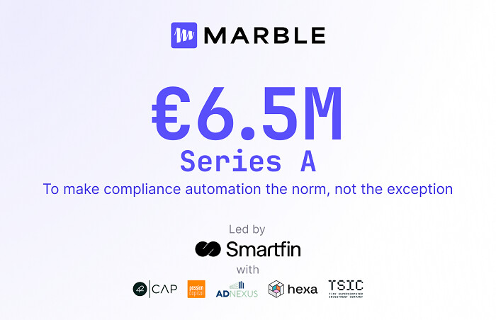 Marble lève 6,5 M€ en Série A pour rendre la conformité financière aussi agile que les risques qu’elle combat