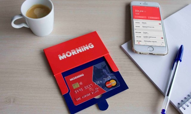 Morning lance une carte Mastercard innovante