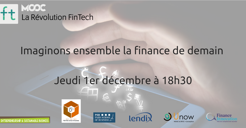 MOOC "La révolution fintech" : rencontrons-nous !