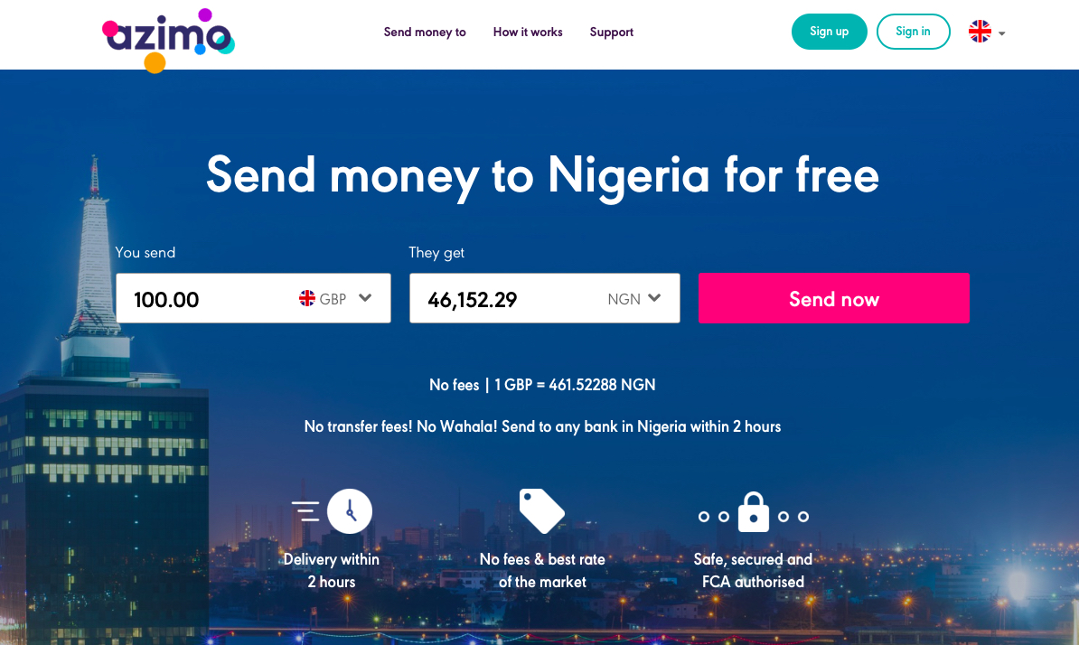 Azimo annonce un boom des versements vers  le Nigeria via son service