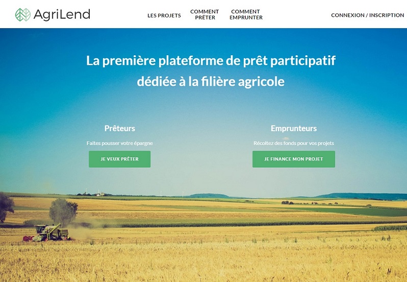 AgriLend, 1ère plateforme de prêt participatif dédiée à l’agriculture sera présente au SIA 2018