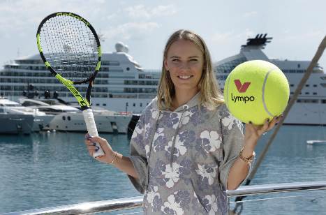 Caroline Wozniacki devient l'ambassadrice de Lympo, la 1ère application Blockchain