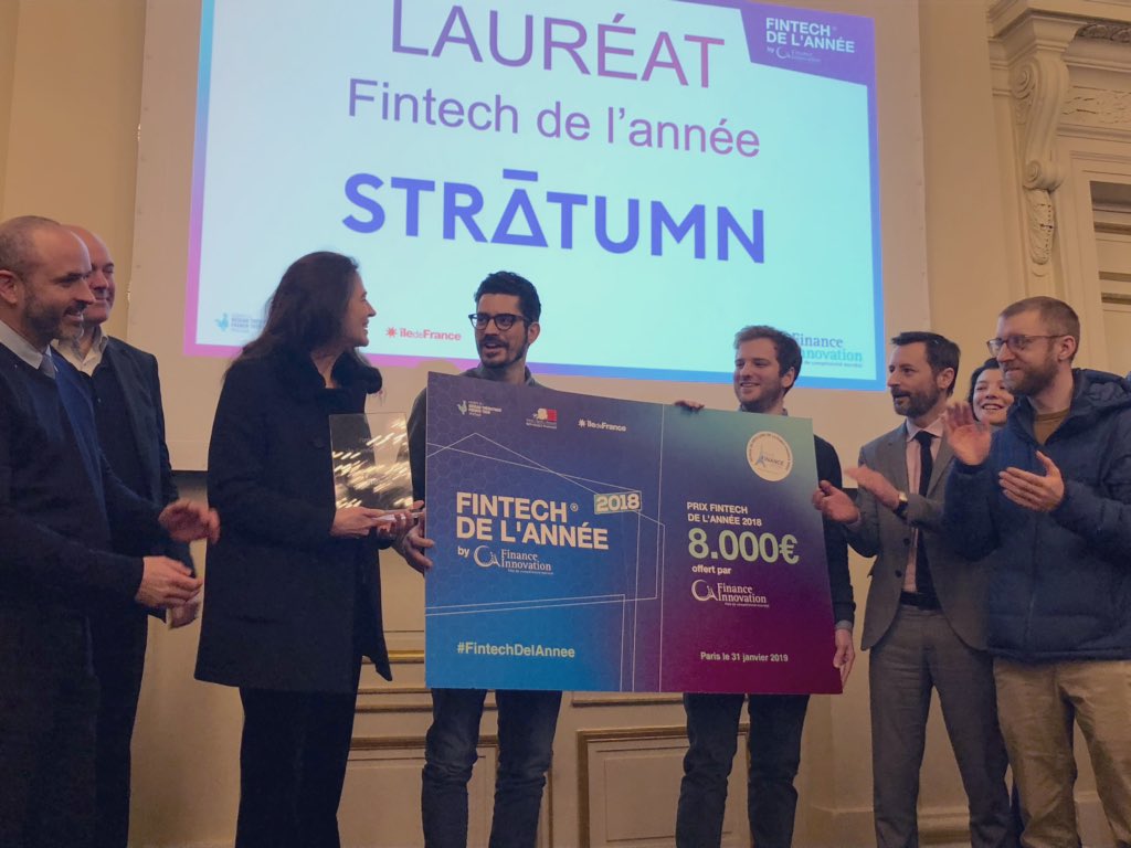 Stratumn élue « Fintech de l’Année 2018 » par Finance Innovation