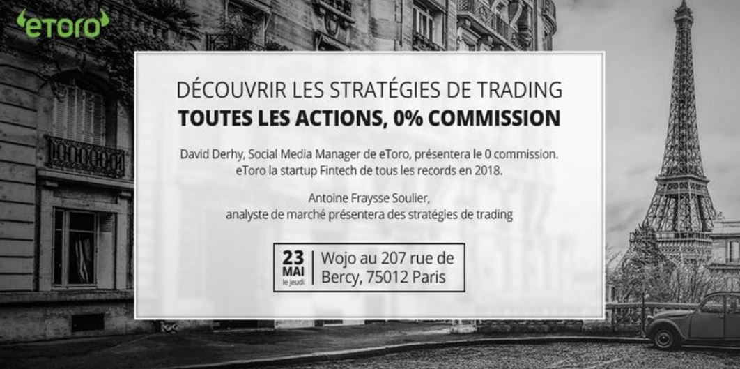 Conférence Stratégies de trading ce jeudi 23 mai avec un analyste technique